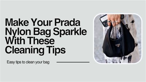 how to remove coffee from prada bags|Prada nylon bag cleaner.